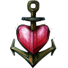 Anchor with heart