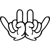 hand comic party signs