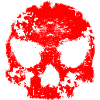 Alien Skull RED