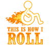 Rollstuhl Rollstuhlfahrer Behinderung Geschenk