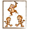 Funny monkeys. Funny monkeys.