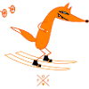 Schlauer Skifahrer (b)
