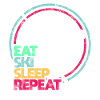 Skier winter gift