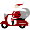 Weihnachten - Weihnachtsmann Roller