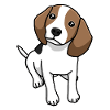Beagle, Hund, Hunderasse, Comic, Geschenkidee