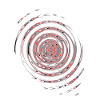 Black red waves