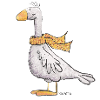 Gans Mit Schal I Geflügel I Ente I Vogel