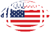 Drapeau d'Amérique FOOTBALL