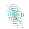 Black blue waves invert