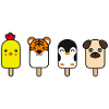 Tiere als Eis