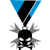 Skull skull and bones medal