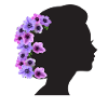 Anemonen im Haar