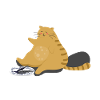 Chat drôle, je suis gros