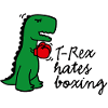 T-Rex hates boxing Boxen Boxhandschuhe