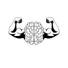 Brain with muscles