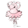 Ballet Pig I Prima Ballerina