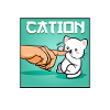 Katzen-Kation-Kätzchen-Cartoon-Katzen-Schutz-Geschenk