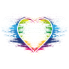 Rainbow heart