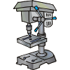Vice - drilling machine vice