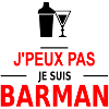 j'peux pas je suis barman