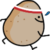 Running potato