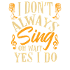 Singer singing