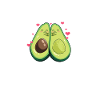 Avocado Eter Cute Let's Avocuddle Couple Gift