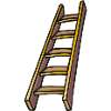 Holzleiter, wooden ladder
