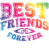 beste freunde bunt