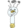 Funny light bulb