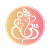 Minimalistischer Ganesh-Hindu-Elefant