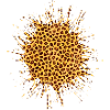 farbklecks animal print
