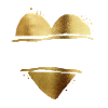 Customizable heart gold