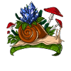 Crystals Snail Nature