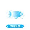 Luftschiff Urlaub fängt an