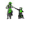 Motocross father and son