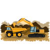 Excavator dump truck gift gift idea