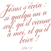 LA BIBLE. Jean 7:37