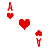 Heart Ace Playing Card Poker Gift Card Player