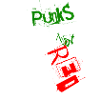 Punks not red - skull