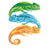 Chameleon retro