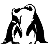 Verliebte Pinguine
