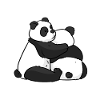 Loving panda