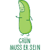 Lustiger grüner Daumen