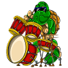Turtle drummer animal
