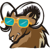 Ram with sunglasses