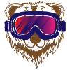 Ski ski skieur Baer cadeau