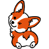 CORGI BUTT BLINK
