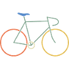 Rennrad bunt