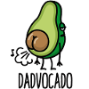 Dadvocado funny farting avocado dad fart daddy